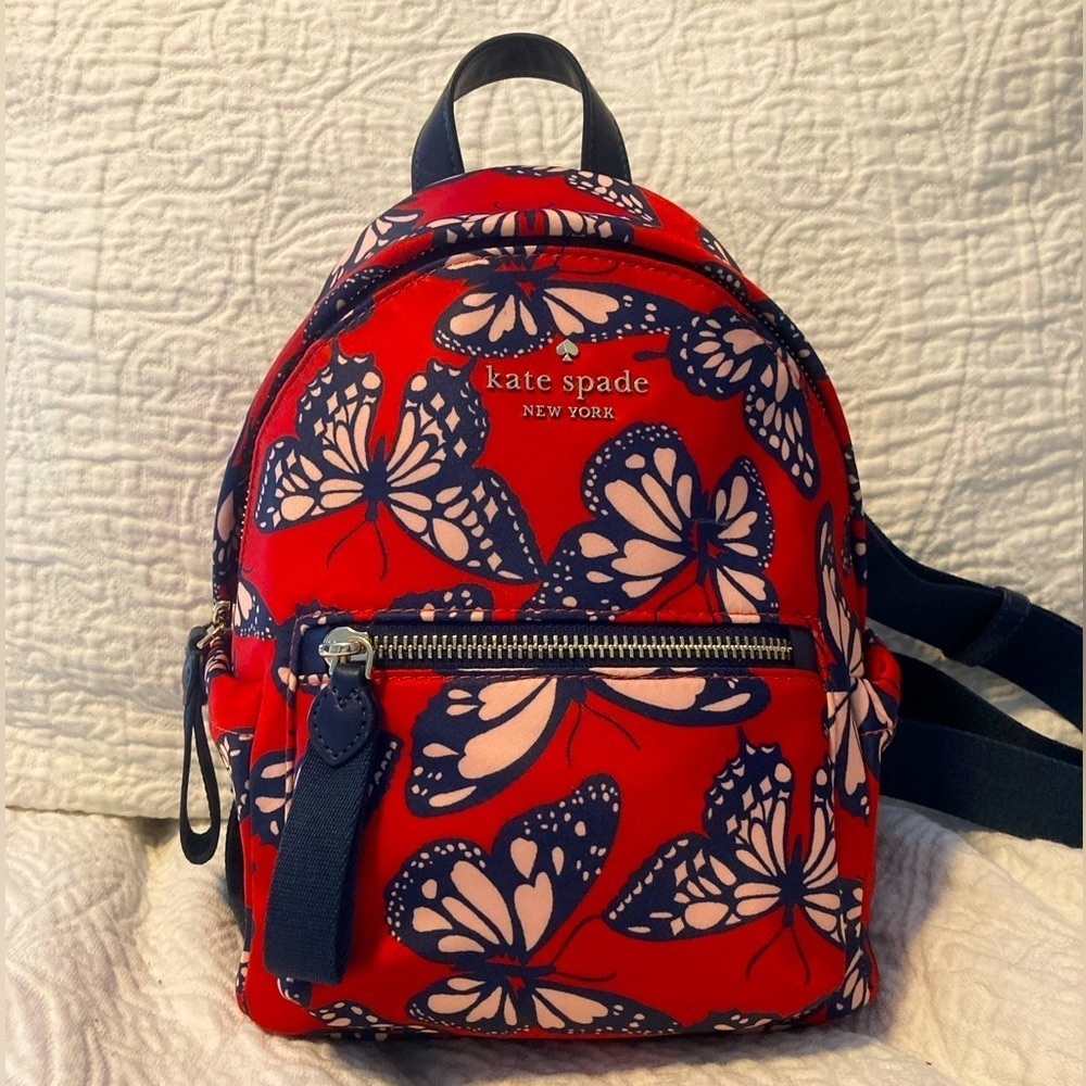 New Kate Spade Chelsea butterfly backpack